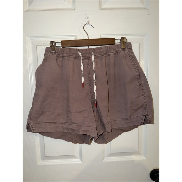 Topo Designs Pants - Topo Designs Women's Brown Chino Shorts Size L Drawstring Large Organic Cotton